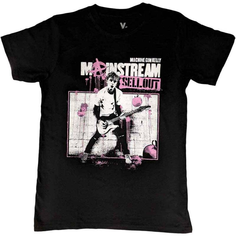 【予約商品】MACHINE GUN KELLY バンドTシャツ ユニセックス: Digital Cover (Black)