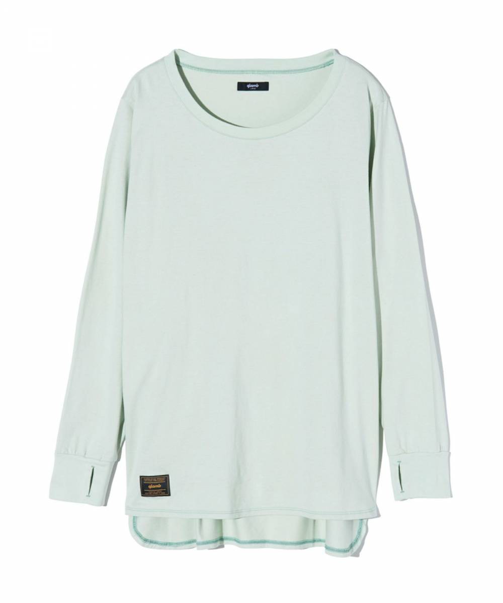 【予約商品】glamb(グラム) GB0424/CS18 : Deformed Cutsew / デフォームカットソー - Mint