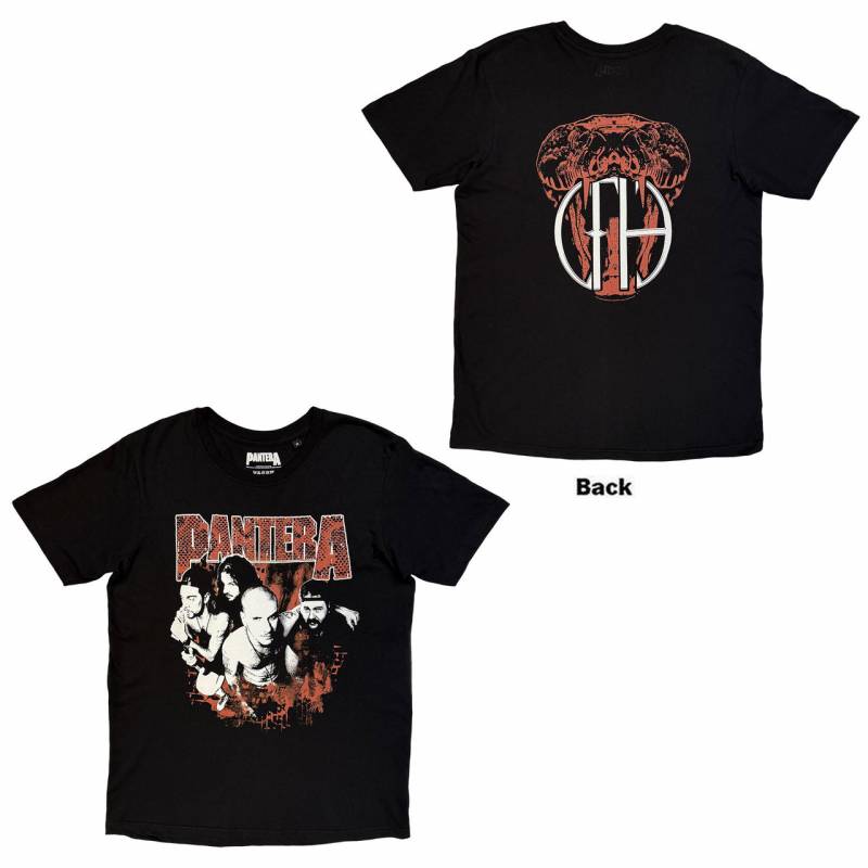 【予約商品】PANTERA バンドTシャツ ユニセックス: Cowboys From Hell Snake (Black) (Back Print)