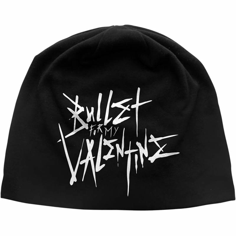 【予約商品】BULLET FOR MY VALENTINE Unisex Beanie Hat: Logo JD Print 2 (Black)