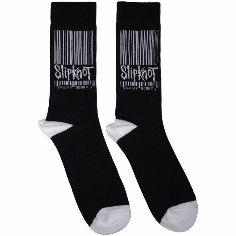 【予約商品】SLIPKNOT Unisex Ankle Socks: Large Barcode Logo (Black) (UK Size 6 - 11)
