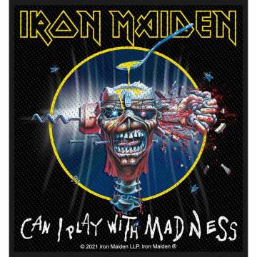 【予約商品】IRON MAIDEN Woven Patch: Can I Play With Madness (Retail Pack) (Standard)