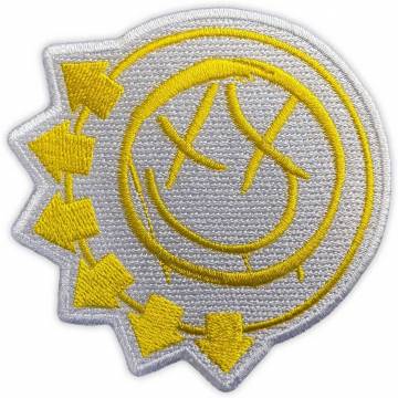 【予約商品】BLINK-182 Woven Patch: Yellow Six-Arrow Smile (Standard)