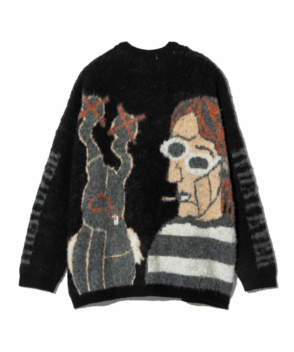 glamb(グラム)GB0125/KNT02 : Weeping Man Cardigan / ウィー glamb(グラム)GB0125/KNT02 : Weeping Man Cardigan / ウィー