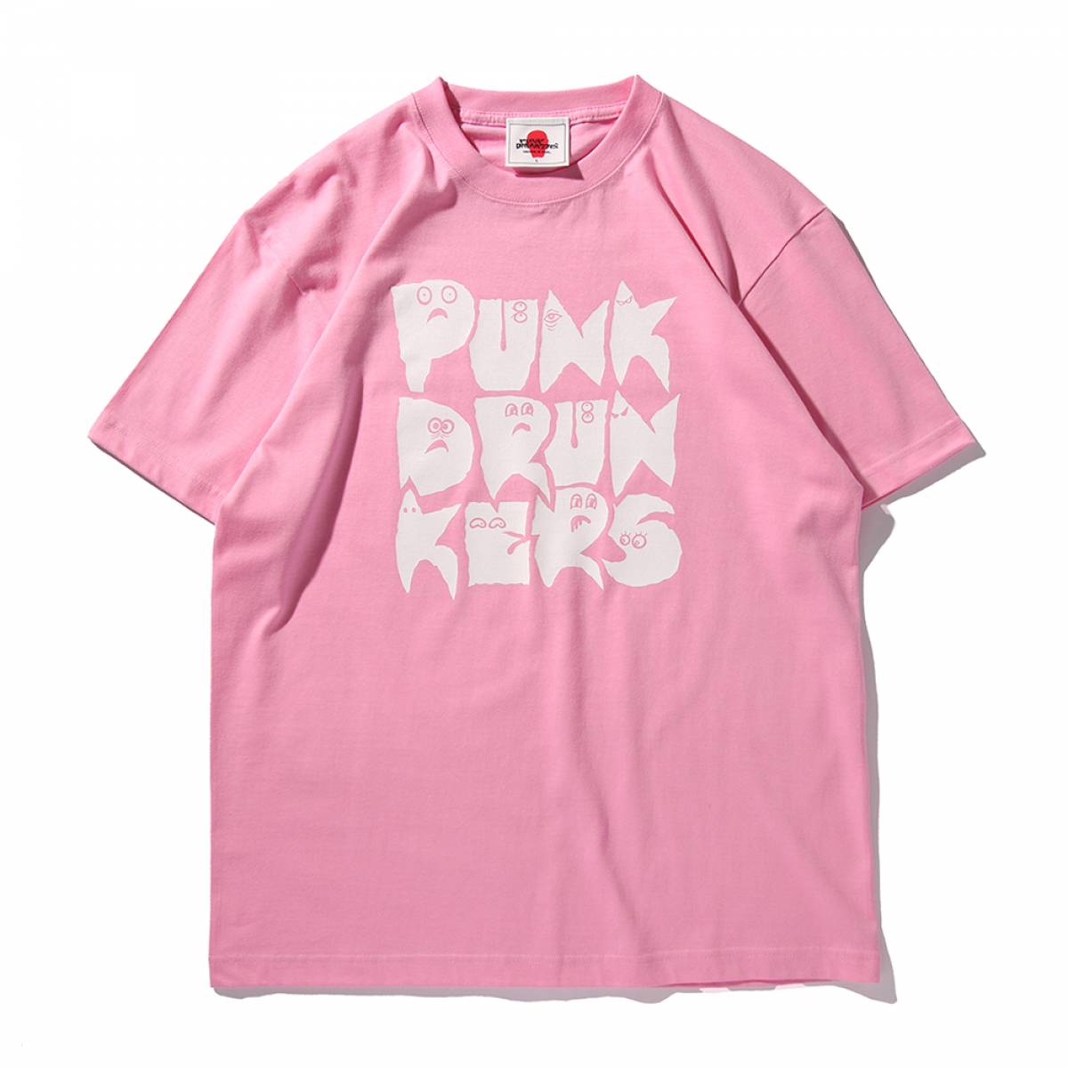 【予約商品】PUNK DRUNKERS (パンクドランカーズ) ロゴ星人TEE - PINK