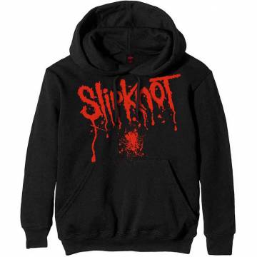 【予約商品】SLIPKNOT Unisex Pullover Hoodie: Splatter (Back Print) - BLACK