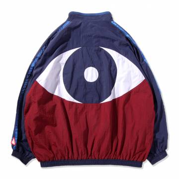 【予約商品】PUNK DRUNKERS(パンクドランカーズ)　EYEロンJKT - NAVY/RED