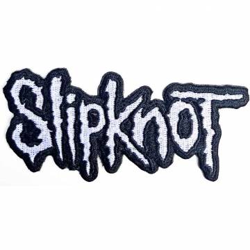【予約商品】SLIPKNOT Woven Patch: Cut-Out Logo Black Border (Standard)