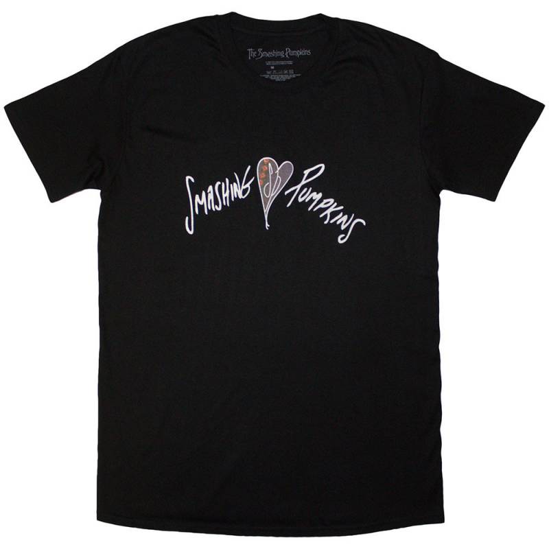 【予約商品】THE SMASHING PUMPKINS バンドTシャツ ユニセックス: Gish Heart (Black)