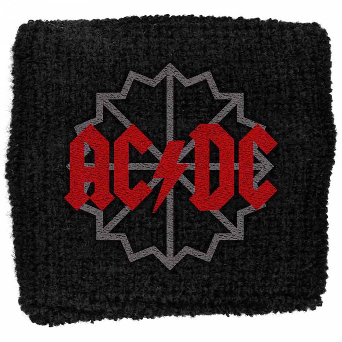 【予約商品】AC/DC Embroidered Wristband: Black Ice Logo (Loose)