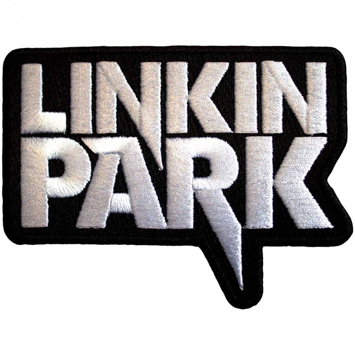 【予約商品】LINKIN PARK Woven Patch: White Logo (Standard)