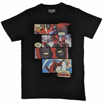 【予約商品】Marvel Comics ユニセックスTシャツ: Deadpool Strips