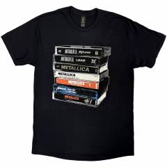 【予約商品】METALLICA バンドTシャツ ユニセックス: Cassette (Black)