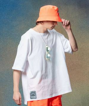 【予約商品】glamb(グラム)GB0225/CS15 : Silver Tag Oversize T-Shirt / シルバータグオーバーサイズＴシャツ - White