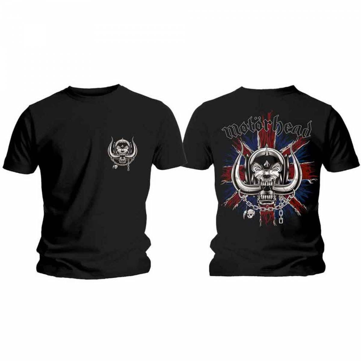 【予約商品】MOTORHEAD ユニセックスTシャツ: British War Pig & Logo (Back Print)