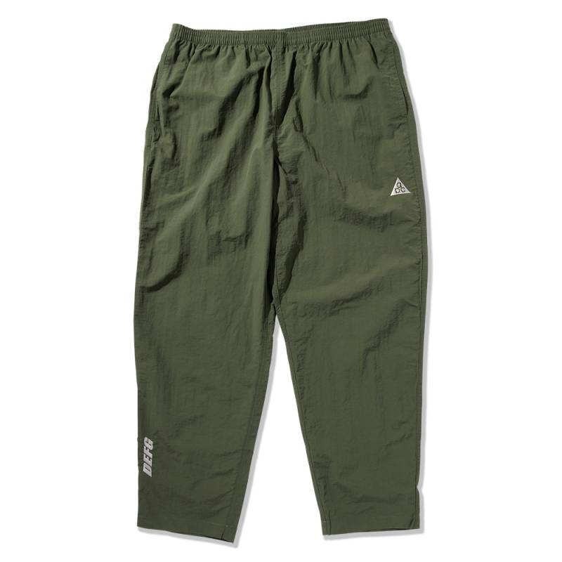 【予約商品】PUNK DRUNKERS (パンク・ドランカーズ) abcナイロンパンツ - KHAKI