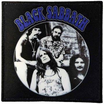 【予約商品】BLACK SABBATH Printed Patch: Band Photo Circle (Standard)