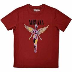 【予約商品】NIRVANA バンドTシャツ ユニセックス: In Utero (Red)