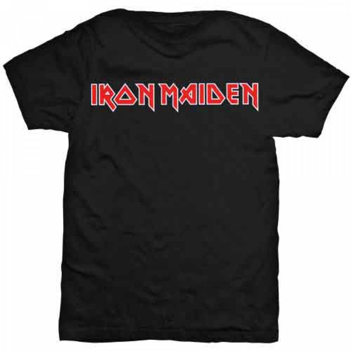 【予約商品】IRON MAIDEN バンドTシャツ ユニセックス: Logo - BLACK