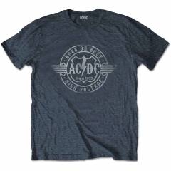 【予約商品】AC/DC バンドTシャツ ユニセックス: Rock or Bust (Heather Grey) - HEATHER GREY
