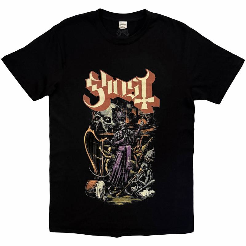 【予約商品】GHOST バンドTシャツ ユニセックス: What Music They Make (Black)