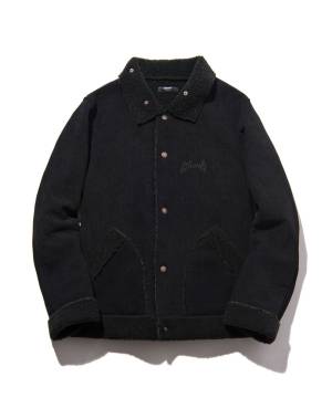 【予約商品】glamb(グラム) GB0424/JKT09 : Corduroy Ranch Jacket / コーデュロイランチジャケット - Black