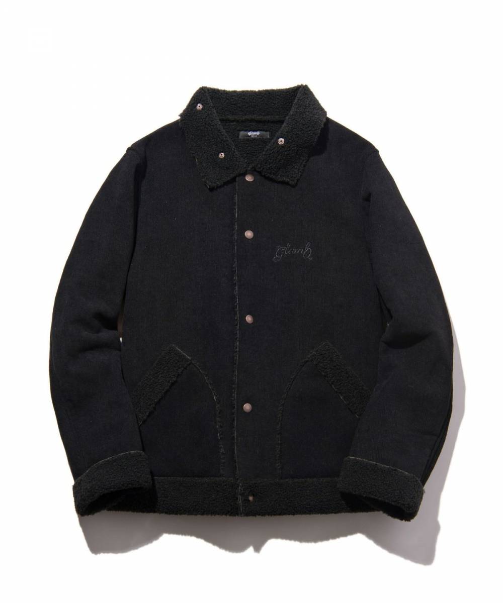 【予約商品】glamb(グラム) GB0424/JKT09 : Corduroy Ranch Jacket / コーデュロイランチジャケット - Black
