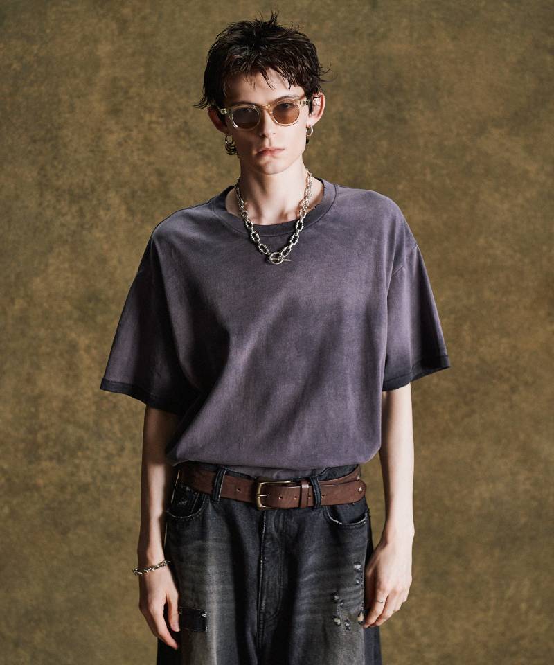 【予約商品】glamb(グラム)Vintage Fade T-Shirt / ヴィンテージフェードTシャツ - Black