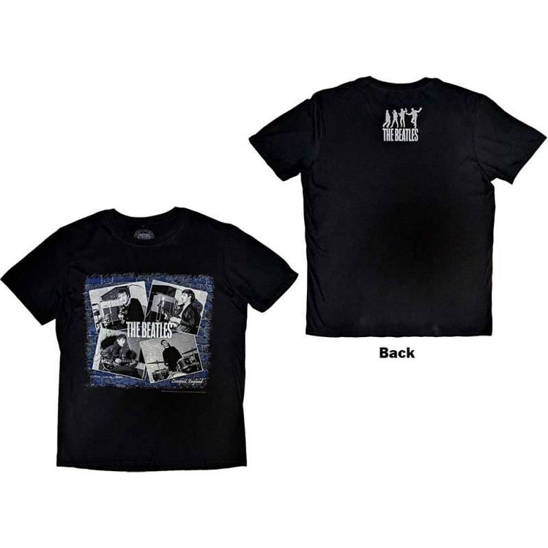 【予約商品】THE BEATLES バンドTシャツ ユニセックス: At The Cavern (Black) (Back Print)