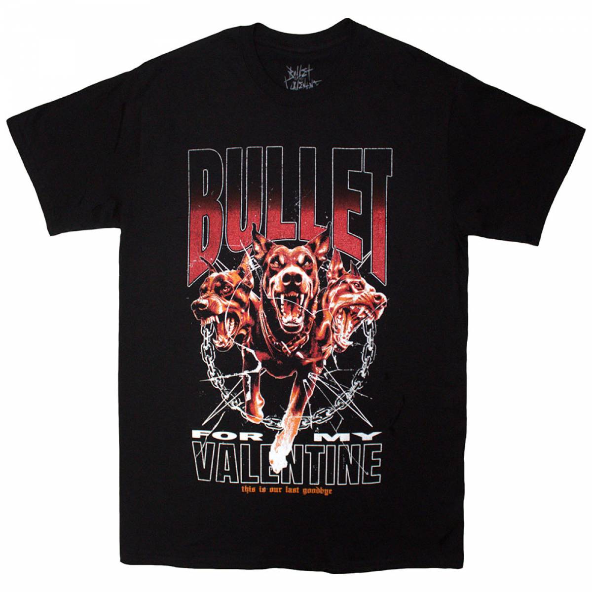 【予約商品】BULLET FOR MY VALENTINE バンドTシャツ ユニセックス: Last Goodbye Dogs (Black) - BLACK