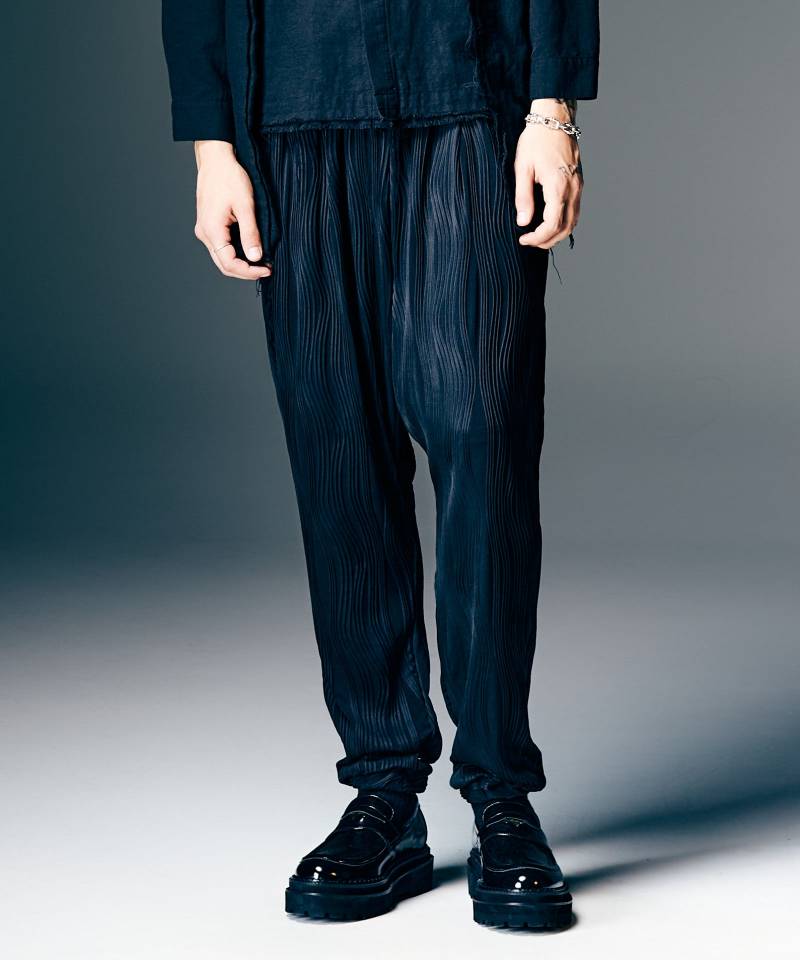 【予約商品】glamb(グラム) Willow Crepe Pants / ウィロークレープパンツ - Black