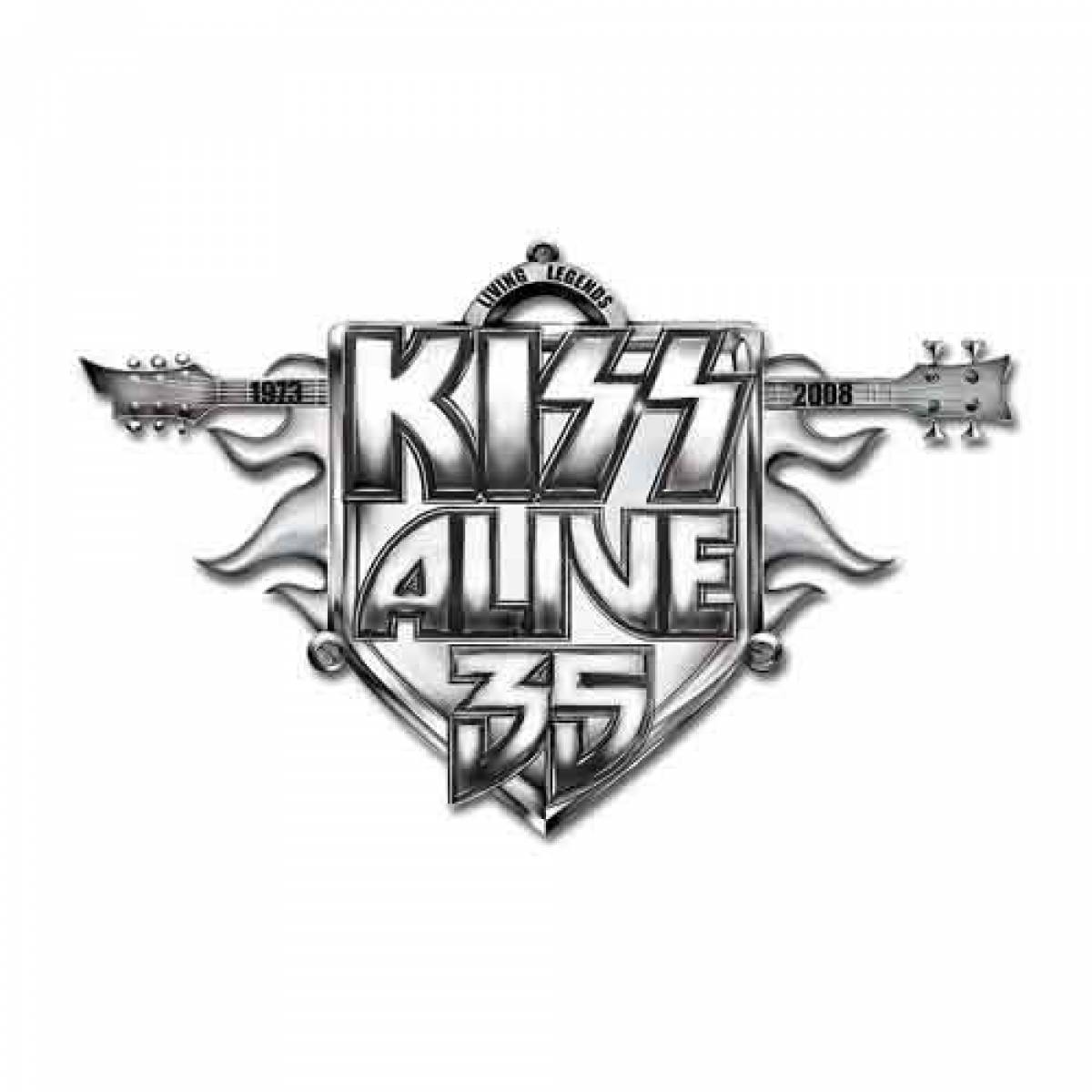 【予約商品】KISS Pin Badge: Alive 35 Tour