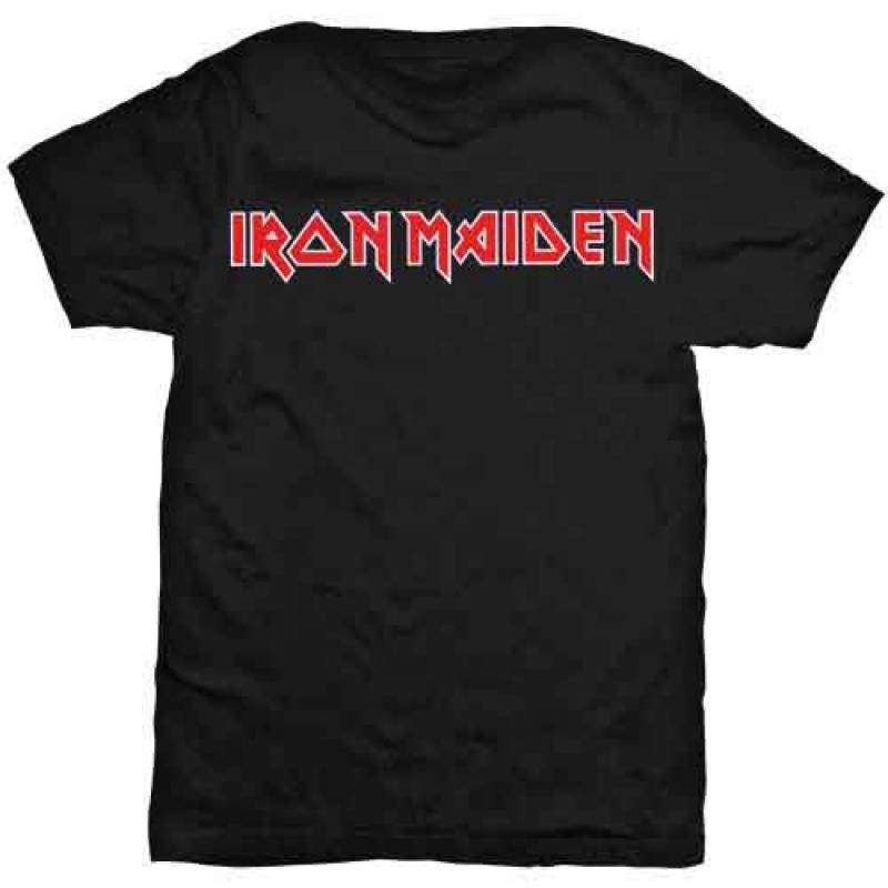 【予約商品】IRON MAIDEN バンドTシャツ ユニセックス: Logo (Black)