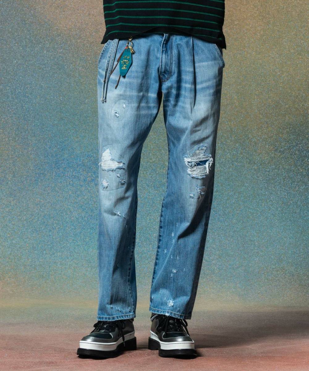 【予約商品】glamb(グラム)GB0225/TG08 : TIME TRAVELER Denim (GEAR 008) / タイムトラベラーデニム - Indigo