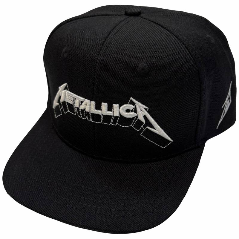【予約商品】METALLICA Unisex Snapback Cap: 3D & M Logos (Black)