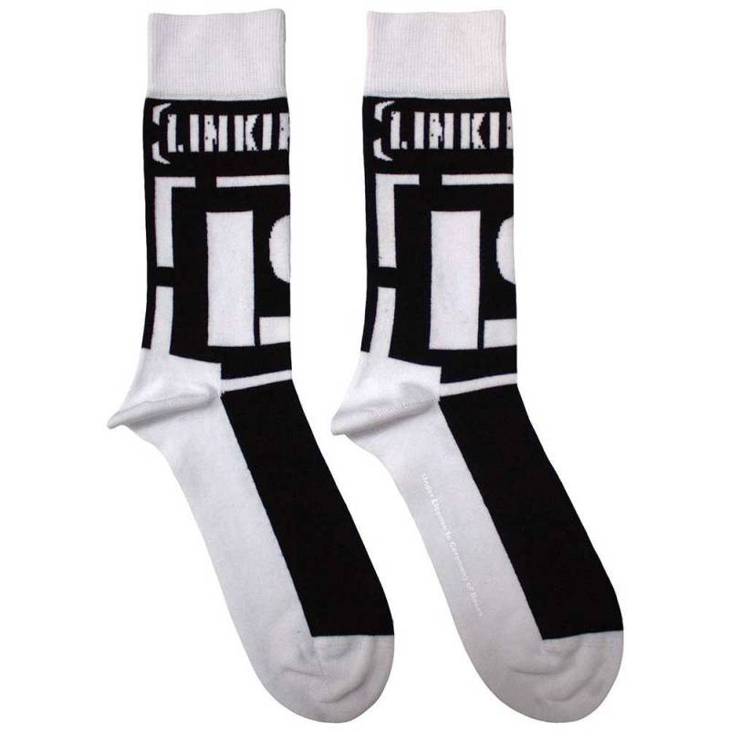【予約商品】LINKIN PARK Unisex Ankle Socks: Brackets Logo (Black) (UK Size 4 - 7) - BLACK