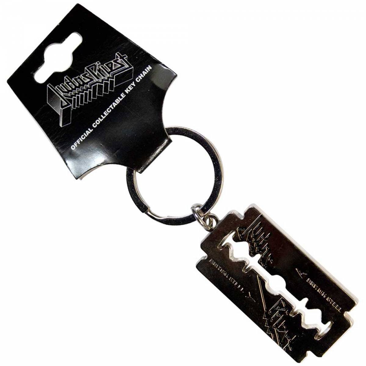【予約商品】JUDAS PRIEST Keychain: British Steel Razor Blade