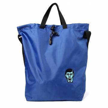 【予約商品】PUNK DRUNKERS (パンクドランカーズ) あいつパッカブルトートBAG - BLUE