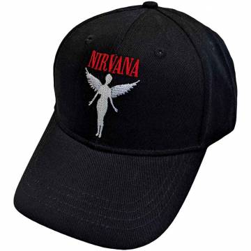 【予約商品】NIRVANA Unisex Baseball Cap: Angelic (Black) - BLACK