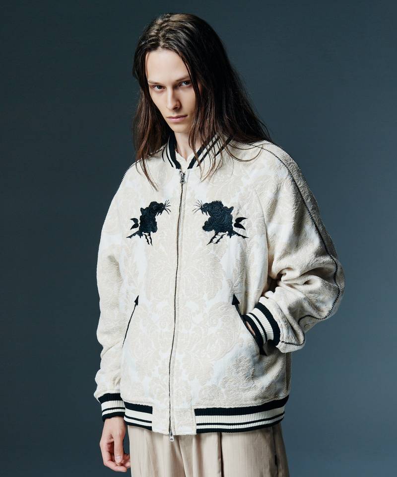 【予約商品】glamb(グラム) Gobelin Ska Jumper / ゴブランスカジャンパー - Ivory