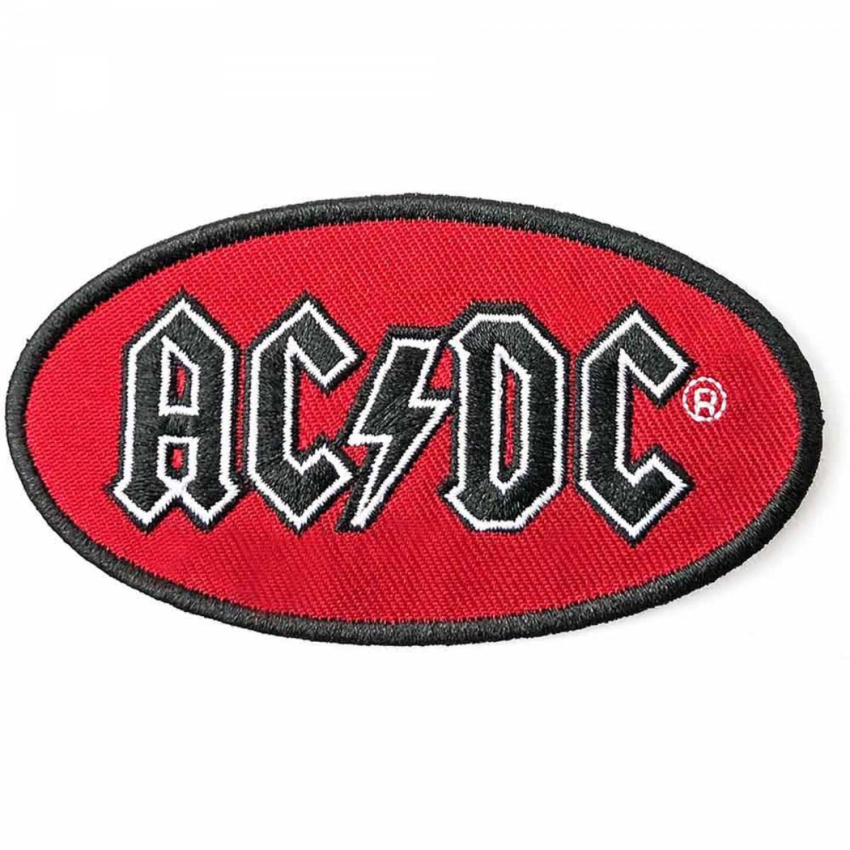【予約商品】AC/DC Woven Patch: Oval Logo (Standard)