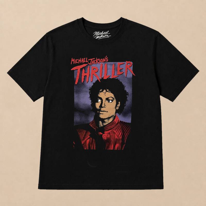 【予約商品】MICHAEL JACKSON Tシャツ ユニセックス: Thriller Pose (Black)