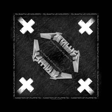 【予約商品】METALLICA Unisex Bandana: Master of Puppets (Black) - BLACK