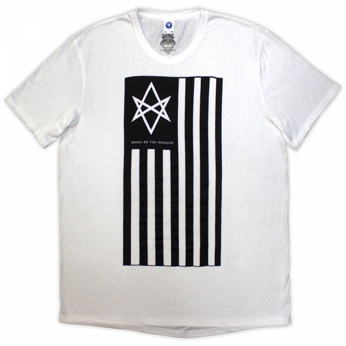 【予約商品】BRING ME THE HORIZON バンドTシャツ ユニセックス: Antivist (White) - WHITE