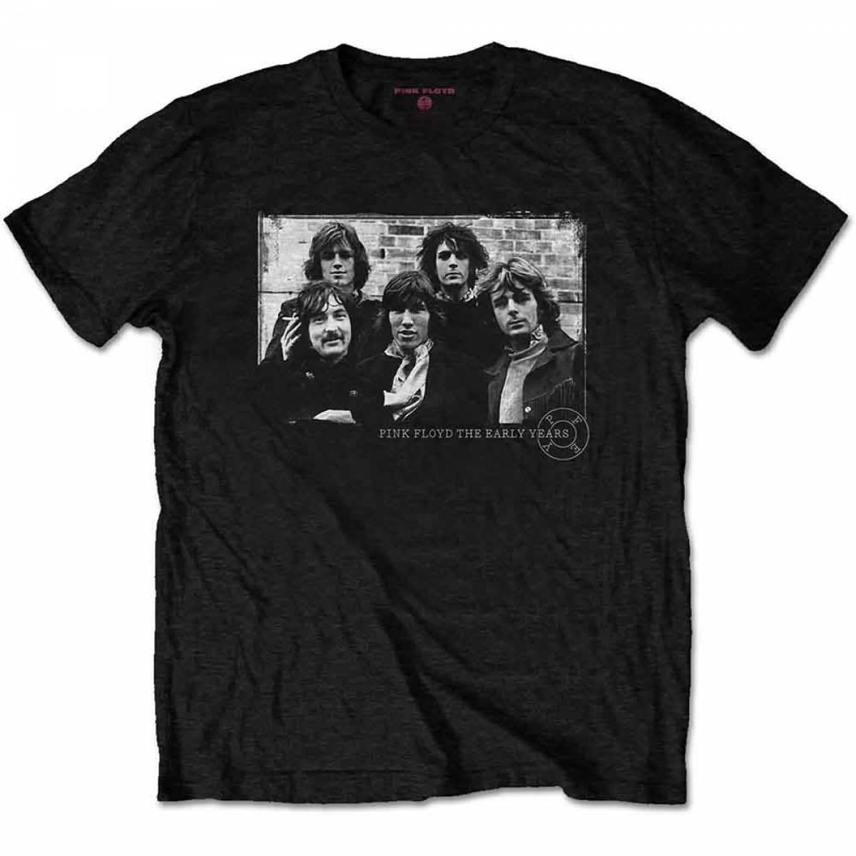 【予約商品】PINK FLOYD バンドTシャツ ユニセックス: The Early Years 5 Piece (Black) - BLACK