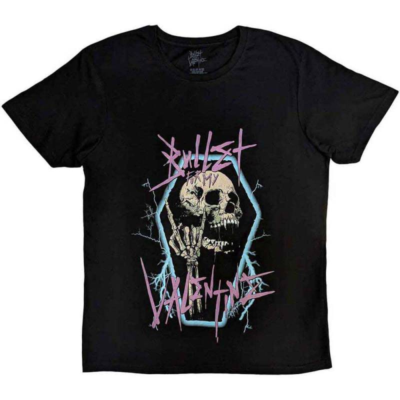 【予約商品】BULLET FOR MY VALENTINE バンドTシャツ ユニセックス: Thrash Skull 2 (Black) - BLACK