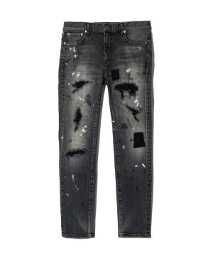 【予約商品】glamb(グラムGB0125/P10 : Heavy Remake Stretch Denim / ヘヴィリメイクストレッチデニム - Black