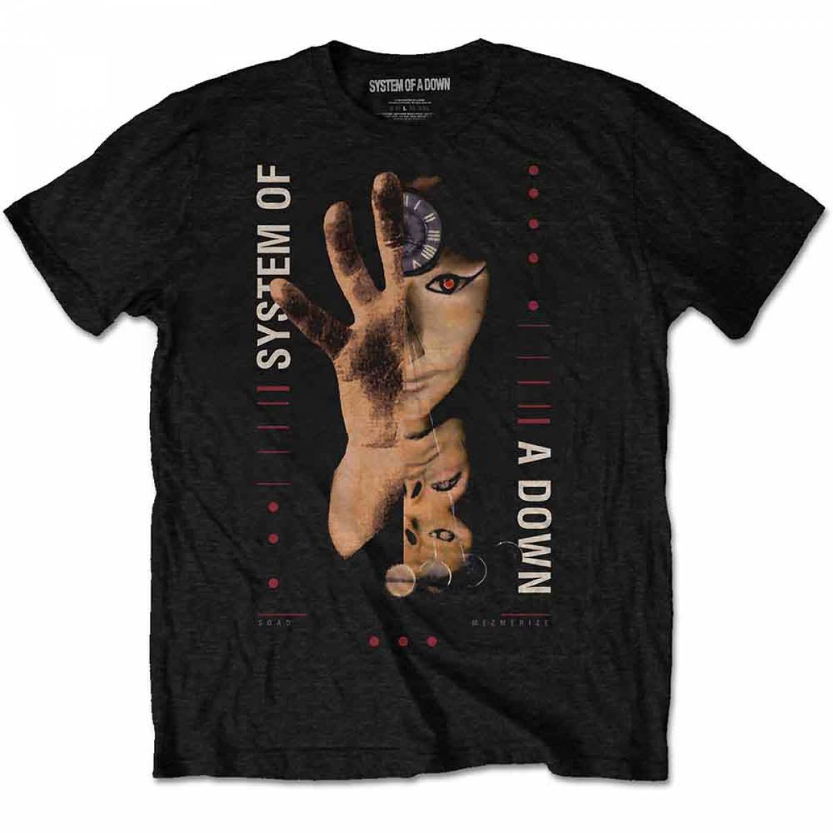 【予約商品】SYSTEM OF A DOWN バンドTシャツ ユニセックス: Pharoah (Black) - BLACK