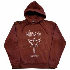 【予約商品】NIRVANA Unisex Pullover Hoodie: In Utero Outline (Brown)