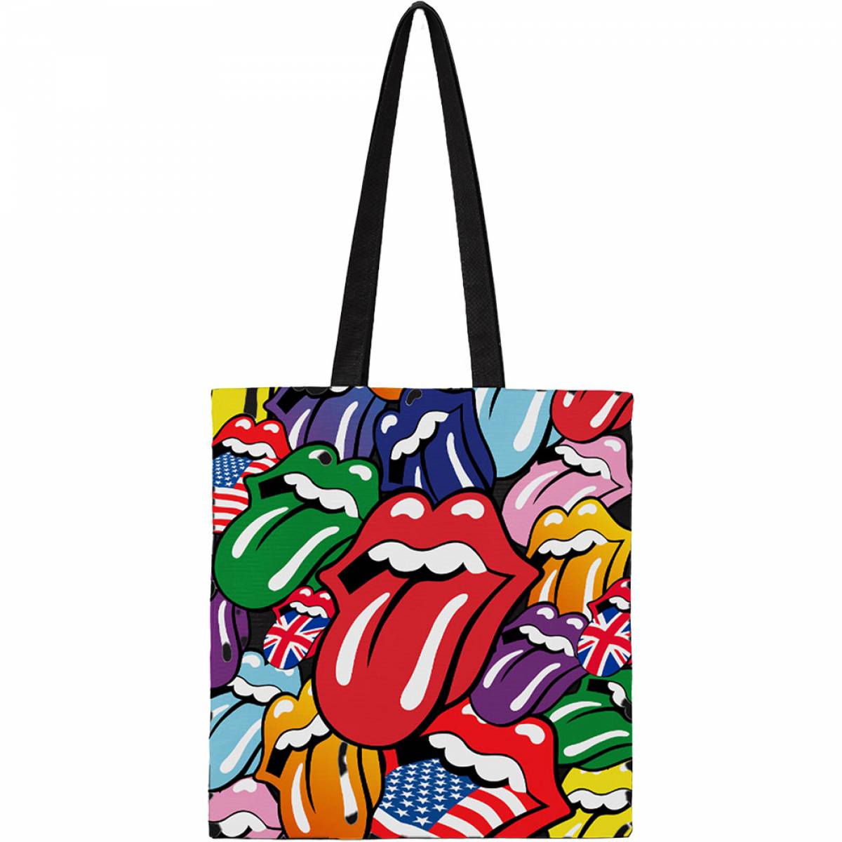 【予約商品】THE ROLLING STONES Cotton Tote Bag: Tongues